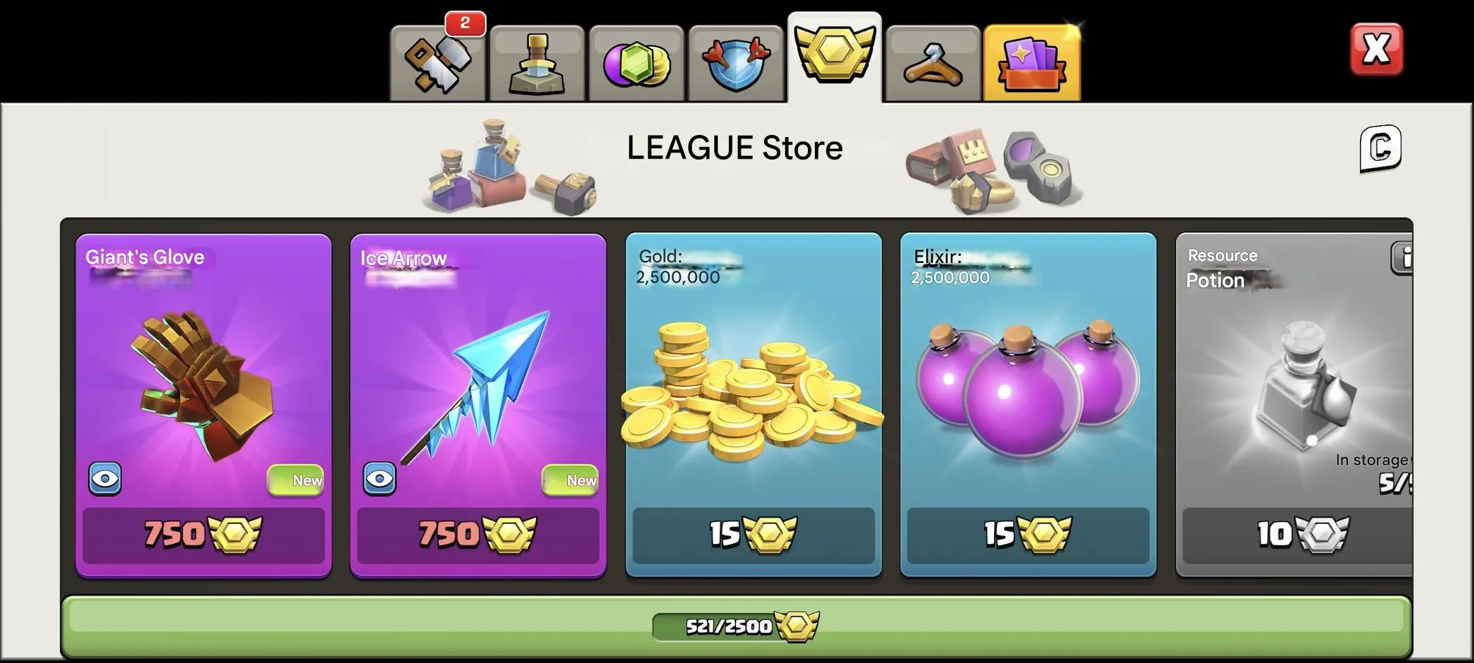 COC566 TH13 117 LVL 40/40/10 Heroes 5 Builders 1300 Gems Royal Champion Skin Troops Skins Items Nickname Change 